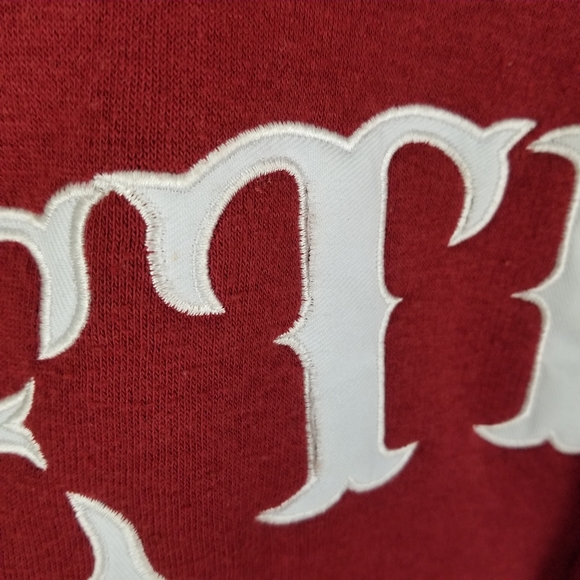 ETHIK | varsity style snap sweatshirt jacket - Picture 3 of 10